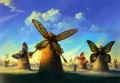 モダン コンテンポラリー 23 シュルレアリズム 蝶の風車